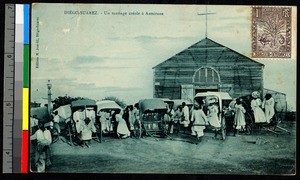 Leaving a wedding, Antsirana, Madagascar, ca.1920-1940