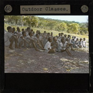 Outdoor classes at Lubwa Mission, Zambia, ca.1905-ca.1940