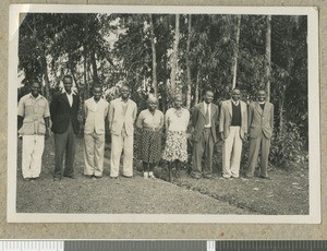 Chogoria mission staff, Chogoria, Kenya, 9 July 1952