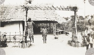 Old temporary dispensary, Ama Achara, Nigeria, ca. 1921