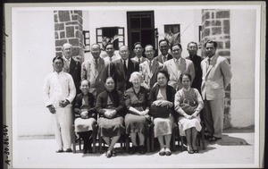 Saikung: Versammlung d. Mitarbeiter (Laien dabei) Feb. 1956