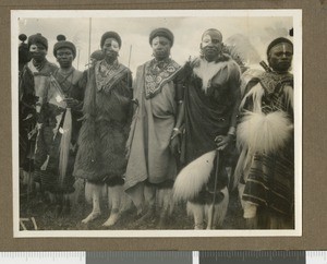 Embu chiefs, Chogoria, Kenya, ca.1925