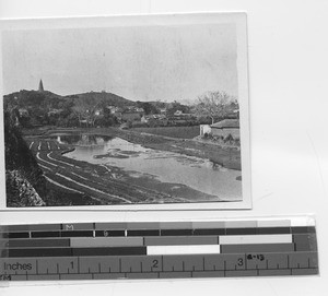 The view from the compound at Yangjian, China, 1925