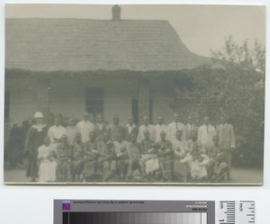 Mass baptism, Africa, 1926