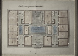 Grundriss eines grösseren Hakkahauses