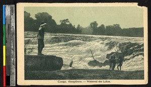 Waterfall, Lukula, Congo, ca.1920-1940