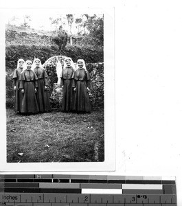 The first Catholic shrine erected at Laofuheo, China, 1947