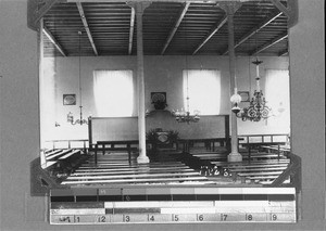 Interior of a church, Elim, South Africa