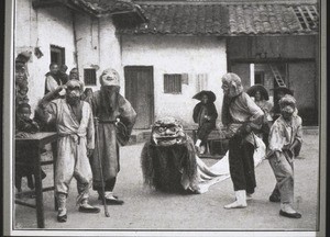 Neujahrsspiel in Hoschuwan (China)