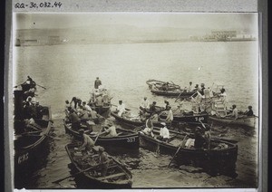 Händlerboote vor Las Palmas