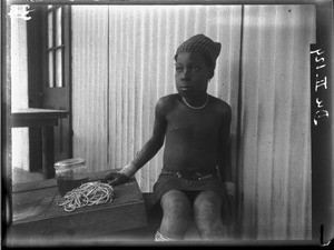 African patient, Matutwini, Mozambique, ca. 1930