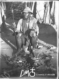 African soothsayer, Shilouvane, South Africa, April 1905