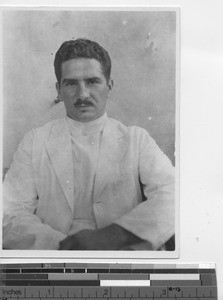 Dr. Harry Blaber, M.D. at Dongan, China, 1930