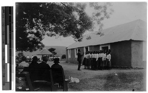 Singing contest of schoolchildren, Tabase, South Africa East