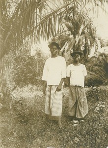 Pupils of the mission school, in Gabon