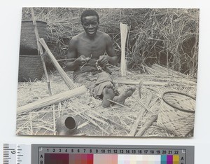 Basket weaving, Tanzania, ca.1904