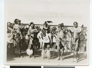 African dance group, Estcourt, South Africa