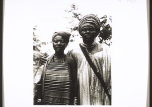 Cameroon, Grassfields. A daughter of the King shortly after her marriage to an old man, **