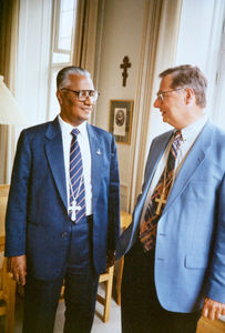 Bishop John Franklin, Arcot and Bishop Erik Norman Svendsen, July 1994