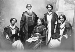 Madras, Arcot, South India. Missionary John Lazarus and family. Mrs. Esther Lazarus née Sargon