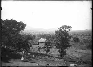 The chapel/school in Kouroulene, South Africa, ca. 1901-1907