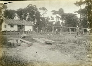 Mission station of Talagouga, in Gabon