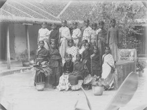 DMS Missionary Mrs Agathe Berg's school for Hindu girls at Tiruvannamalai City