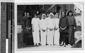 Maryknoll Convent School baptisms, Hong Kong, China, ca. 1940