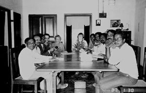 Rayagada Deanery, Orissa, India. The East Jeypore Committee assembled, January 1987. Missionari