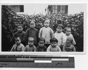 Students at Luoding, China, 1935