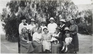 A group of missionary women, during a conference in Morija