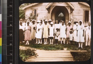 Group of Christians, Guyana, ca. 1934