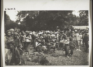 Market scene in Kudat (Borneo): Dusun people