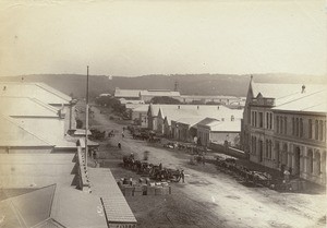 Traffic in a street of Durban