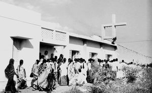 Tamil Nadu, South India. From the consecration of Tholudur Church, 1982