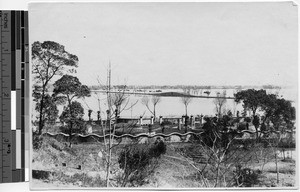 Chinese cemetery, Hong Kong, China, ca.1920