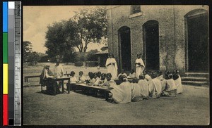 Catechumens in class, India, ca.1920-1940