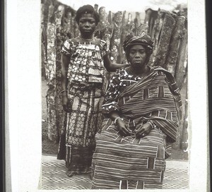 Cameroon. Young beauties dressed up