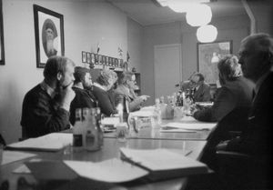 Meeting held in national board, April 1985