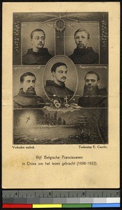 Martyred Belgian Franciscans, China, ca.1920-1940