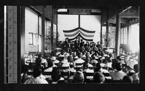 Graduation ceremony, Ginling College, Nanjing, Jiangsu, China, 1922