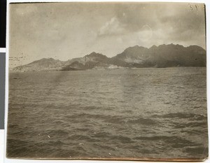 Port entrance of Aden, Yemen, 1927