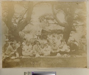 Missionary picnic, Manchuria, China, 1888