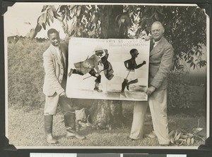 Illustration for evangelist meeting, Chogoria, Kenya, ca.1951