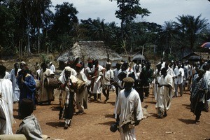 Court of the village chief, Bankim, Adamaoua, Cameroon, 1953-1968