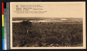 Confluence of two rivers, Ankoro, Congo, ca.1920-1940