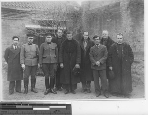 Fr. Burns' release from prison at Fushun, China, 1936