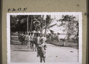 Schoolchildren in Mengkatip