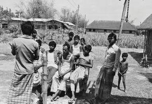 Bangladesh Lutheran Church/BLC, 1983. Students at the Nilphamari Deacon Training Centre in Haro