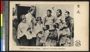 Baptismal ceremony, China, ca.1920-1940